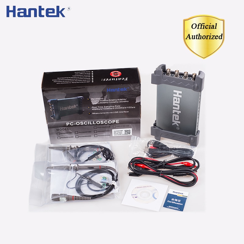 Hantek-6254BC PC USB Ƿν, 4 ä 250MHz 1GS..
